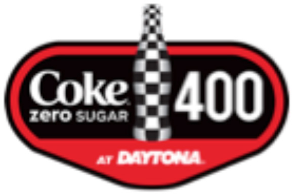 Coke Zero Sugar 400 Logo