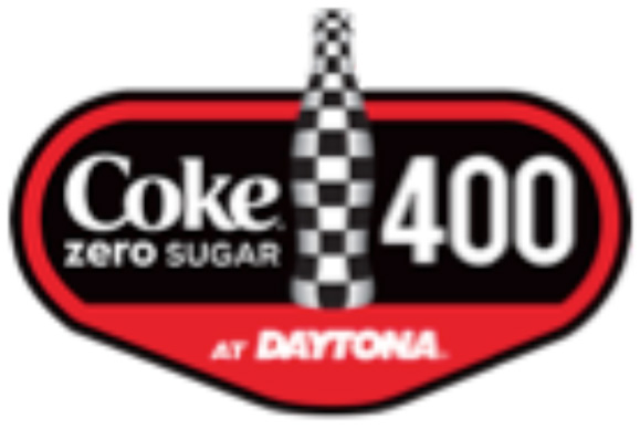 Coke Zero Sugar 400 Logo